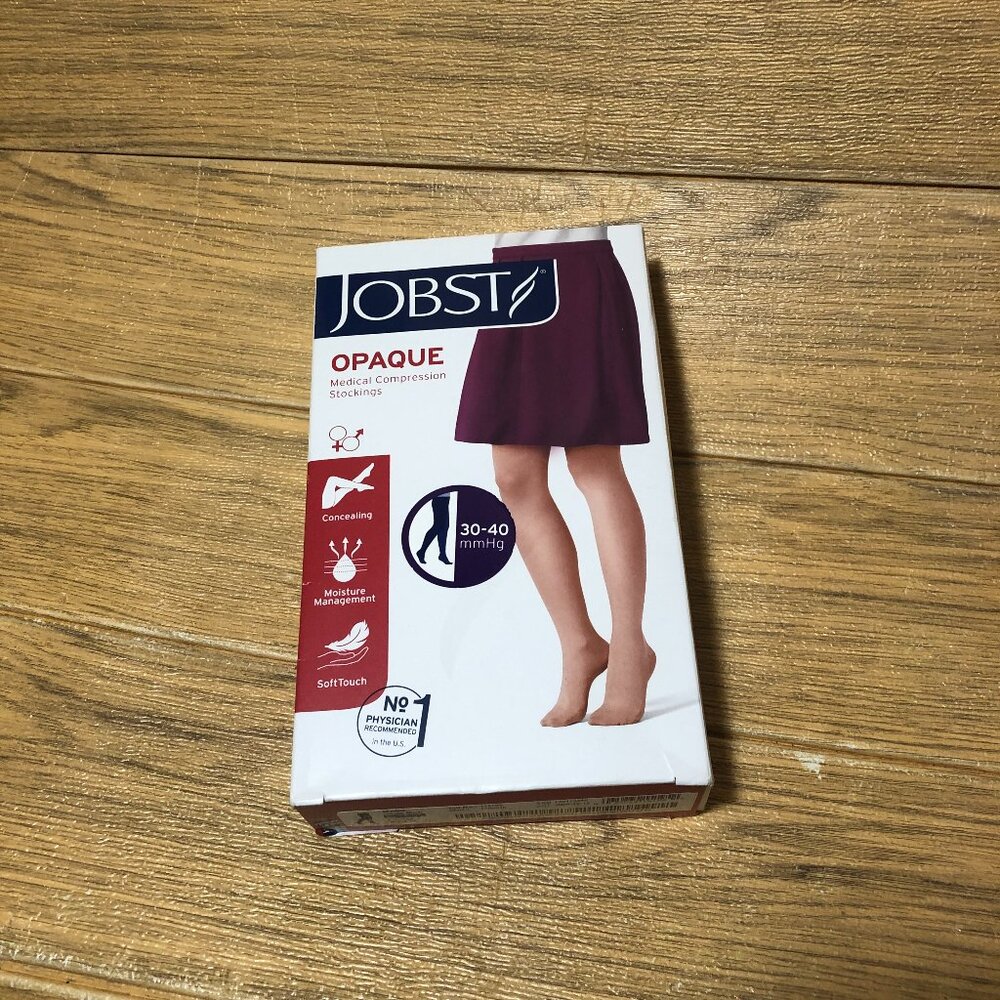 Jobst Opaque Medical THIGH Compression Stockings 30-40mmHg XL Black